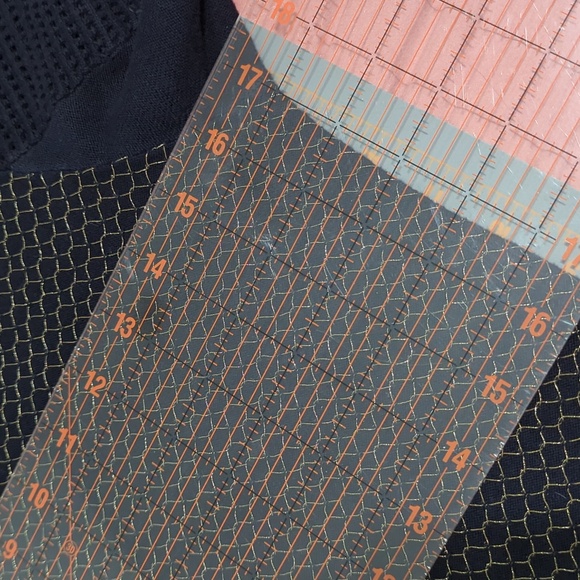 All Saints Trelone Jumper Dress with Metallic Dimond Mesh Applique size 4 - Picture 4 of 6